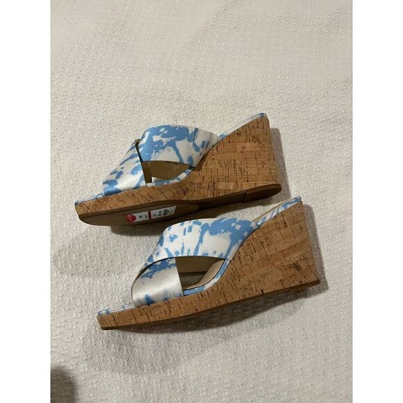 New Jessica Simpson blue and white Wedges - Picture 3 of 6